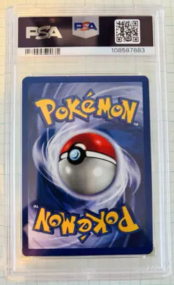 1999 POKEMON GAME MOVIE PROMO #5 Dragonite PSA 8 - Image 2
