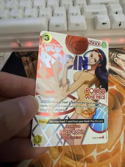 One Piece TCG Nico Robin EB03-054 Round One PROMO - Image 2