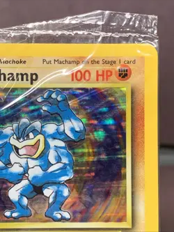 Pokemon TCG Sealed 1st Edition Machamp 8/102 Base Set Holo Rare VTG WOTC 1999 - Image 3