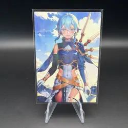 Sinon SAO Holographic Anime Collectible Trading Card - Image 1