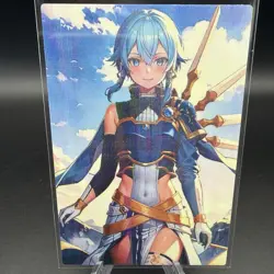 Sinon SAO Holographic Anime Collectible Trading Card - Image 2