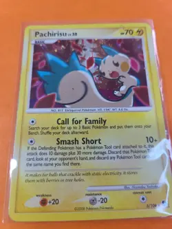 Pachirisu 5/106 D&P Great Encounters Pokemon Card Holo Foil Rare LP - Image 1
