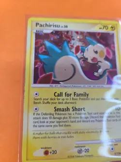 Pachirisu 5/106 D&P Great Encounters Pokemon Card Holo Foil Rare LP - Image 3