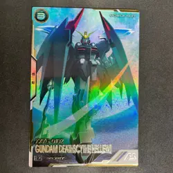 Gundam Deathscythe Hell EW U Rare Secret Arsenal Base Card Boxed Sleeve Set 1st - Image 1