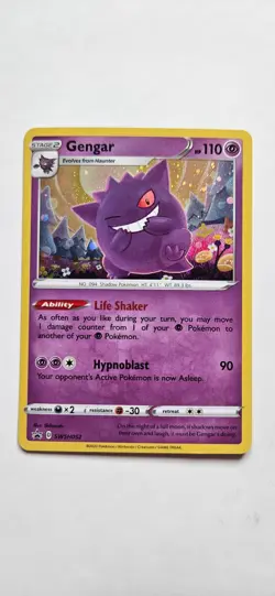 Pokemon Gengar SWSH052 SWSH: Sword & Shield Black Star Promo Cards Holo NM - Image 1