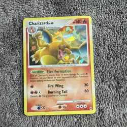 2009 Pokemon Platinum Arceus Charizard Holo Rare 1/99 Vintage Card - Image 4