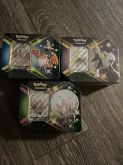 Pokemon Trading Card Game: Shining Fates Tin All 3 Tins 820650809507 - Image 1
