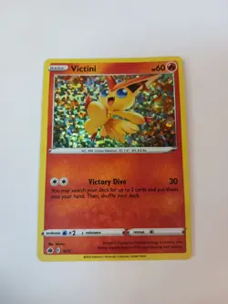 Pokemon Card Victini 5/15 Holo McDonald’s 2022 LP - Image 1