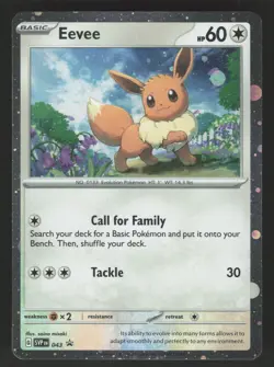 Eevee 043 Pokemon TCG SV: Scarlet & Violet Promo Cards VLP - Image 1