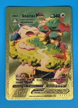Snorlax VMax HP340 G-Max Fall Fan Art Card - Image 1