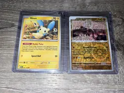 Pokemon TCG ERROR Cards! Ink Loss Error & Crimp Error. NM - Image 1