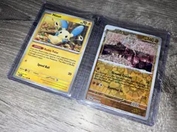 Pokemon TCG ERROR Cards! Ink Loss Error & Crimp Error. NM - Image 2