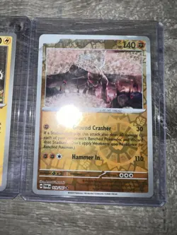 Pokemon TCG ERROR Cards! Ink Loss Error & Crimp Error. NM - Image 5