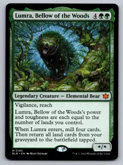 Lumra, Bellow of the Woods 183 Mythic Bloomburrow MTG Near Mint - Image 1