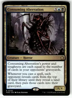 Consuming Aberration 238 Rare Foundations Magic: The Gathering Near Mint - Image 1