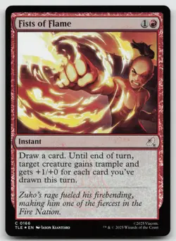 Fists of Flame C Foil Avatar: The Last Airbender: Eternal-Legal 166 NM - Image 1