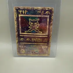 Pokemon TCG Ancient Mew Heavy Play DMG - Image 1