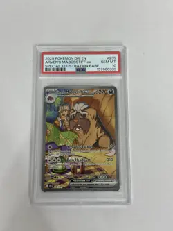 2025 Pokemon Dri En Special Illustration Rare #235 Arven's Mabosstiff ex PSA 10 - Image 1