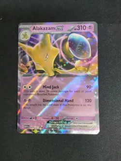 Pokemon Alakazam Ex #65/165 Holo Rare Scarlet & Violet 151 - NM - Image 1
