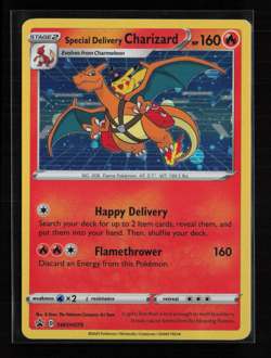 Special Delivery Charizard SWSH075 - Pokemon Center Promo - Pokemon TCG - NM - Image 1