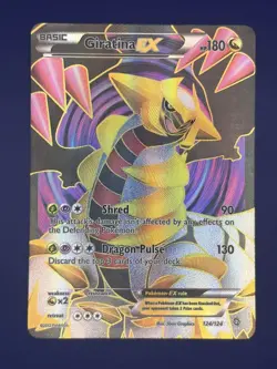 Giratina EX (124 Full Art) [DRX - 124/124] NM Pokemon Dragons Exalted - Image 1