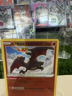 Pokemon TCG Radiant Charizard 011/078 Pokemon GO Radiant Rare Holo EN 160 - Image 2