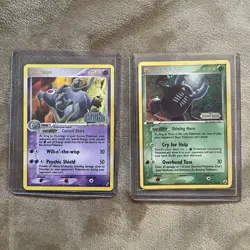 Pokemon TCG EX Crystal Guardians Reverse Holo Dusclops 17/100 Pinsir 24/100 - Image 1