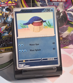 Wailmer 015/084 Pitch Black Reverse Holo Pokemon TCG Asako Ito Crochet Art NM - Image 1