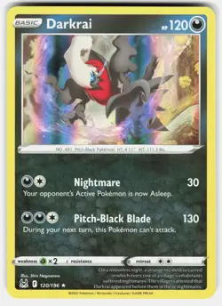 Darkrai 120/196 Holo Lost Origin Pokemon Near Mint - Image 1