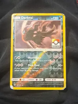 Pokemon TCG Darkrai 87/147 League Promo Sun & Moon Burning Shadows Pokemon - Image 1