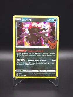 Darkrai 2022 Trick Or Trade Halloween Stamp Pokemon TCG Line Holo 105/189 - Image 1