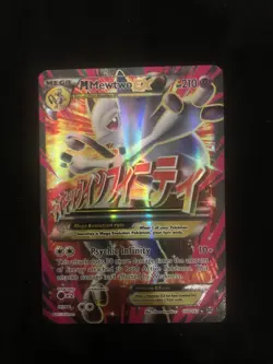 Pokemon TCG Mega Mewtwo EX 160/162 Full Art XY Breakthrough - Image 3