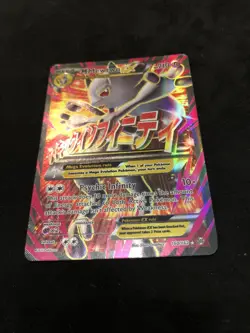 Pokemon TCG Mega Mewtwo EX 160/162 Full Art XY Breakthrough (2) - Image 4