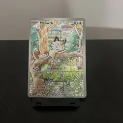 Pokemon Meowth 106/094 – Phantasmal Flames – Illustration Rare NM - Image 1