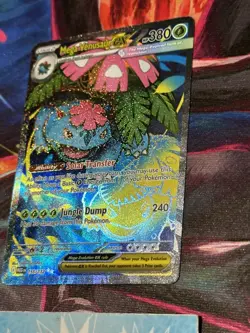 Mega Venusaur ex 155/132 Ultra Rare Mega Evolution Pokemon Holo Near Mint - Image 2
