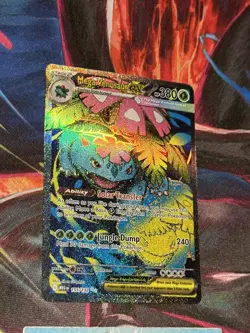 Mega Venusaur ex 155/132 Ultra Rare Mega Evolution Pokemon Holo Near Mint - Image 3