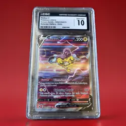 Raikou V GG41/GG70 Galarian Gallery Holo Crown Zenith Pokemon CGC 10 Gem Mint - Image 1