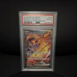 Pokemon TCG - Team Rocket's Moltres ex 229/182 Destined Rivals SIR Holo EN PSA 8 - Image 1
