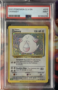 POKEMON 2023 CLV CHANSEY #015 -PSA 9- - Image 2