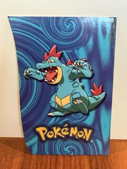 Topps 2001 Pokemon TV Animation Edition Stage 3 Feraligatr DIE Cut - Image 1