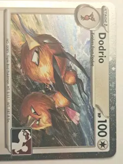 Pokemon TCG Dodrio (Cosmos Holo) Rare 085/165 Prize Pack Series Stamp Holo - Image 2