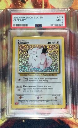 Pokemon 2023 Classic Collection Psa 9 CLEFAIRY #013 - Image 2