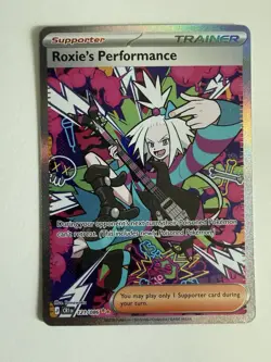 Pokemon TCG Roxie’s Performance Chaos Rising SIR 121-086 - NM! Near Mint! - Image 1