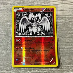 The Pokemon Company Pokemon TCG Reshiram 28/113 Reverse Holo Rare 2013 HP 130 - Image 1