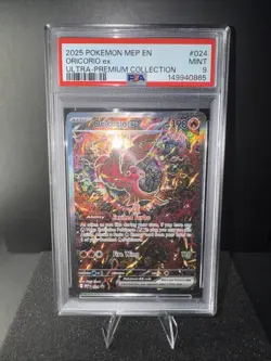 2025 POKEMON MEP #024 ORICORIO EX MEGA CHARIZARD UPC PROMO PSA 9 - Image 2