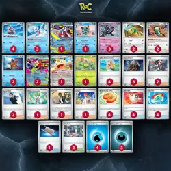 Mega Starmie + Mega Froslass Ex Premade Deck Tournament Ready - Pokemon - Image 2