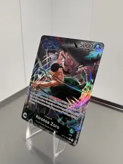 One Piece Roronoa Zoro (020) (Alternate Art) OP12-020 Legacy of the Master Foil - Image 3