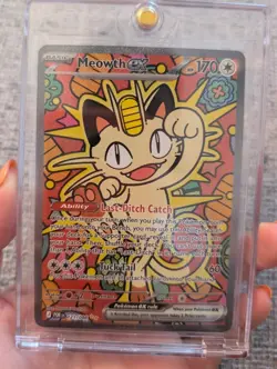 Pokemon Perfect Order Meowth EX 121/088 Special Illustration Rare Holo - Image 1