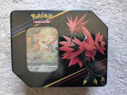 Crown Zenith Large 5 Pack Tin - Galarian Zapdos - Pokemon TCG - Factory Sealed - Image 1