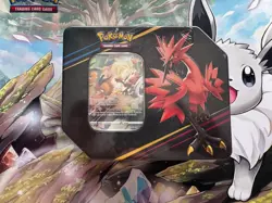 Crown Zenith Large 5 Pack Tin Galarian Zapdos Pokemon TCG Factory Sealed Read De - Image 1